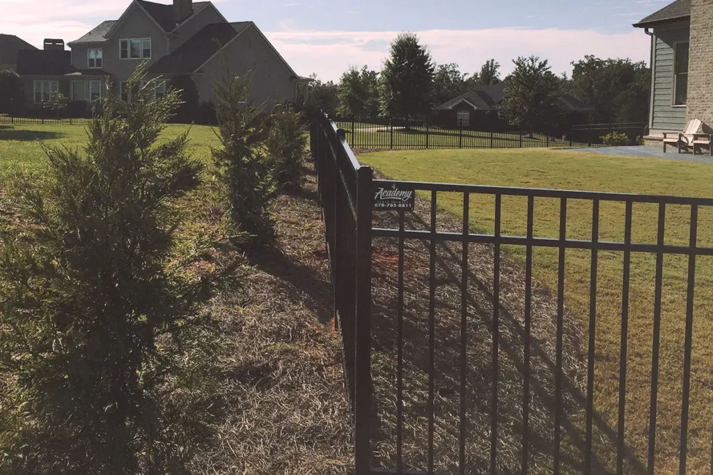 Fence aluminum 4f3r flat 05a